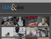 Tablet Screenshot of gunsandfashion.com